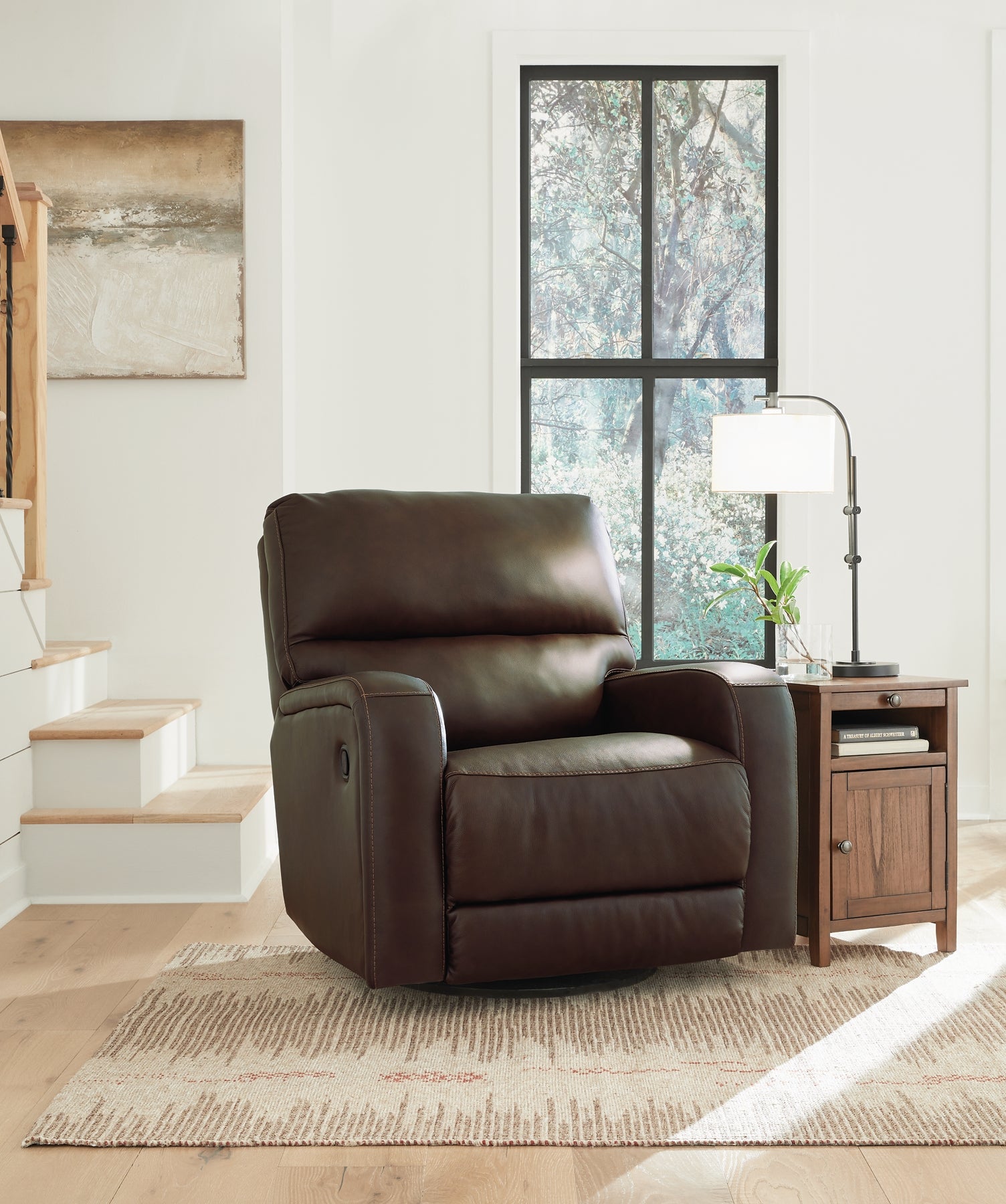 Emberla Swivel Glider Recliner Milwaukee Furniture of Chicago - Furniture Store in Chicago Serving Humbolt Park, Roscoe Village, Avondale, & Homan Square