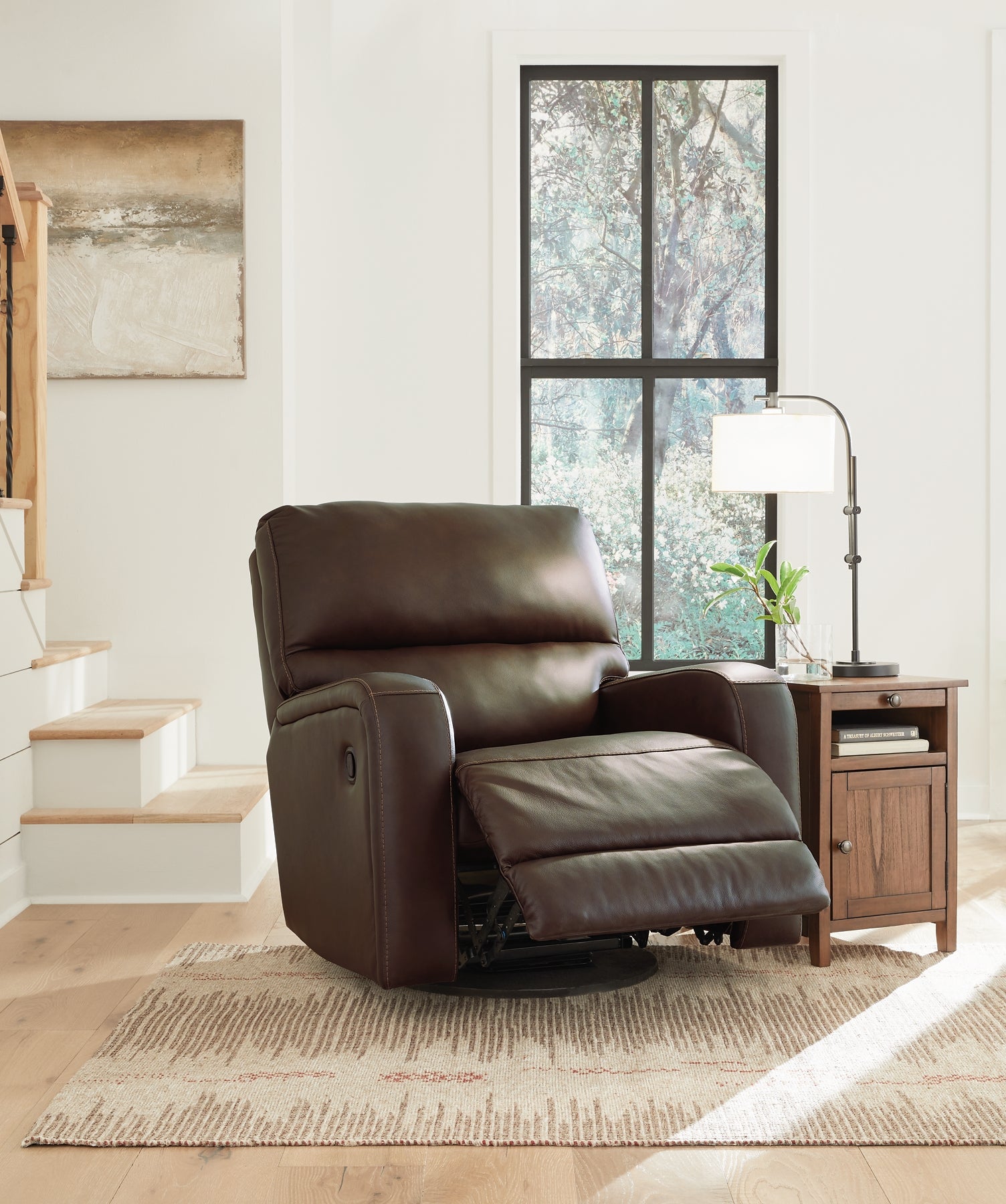 Emberla Swivel Glider Recliner Milwaukee Furniture of Chicago - Furniture Store in Chicago Serving Humbolt Park, Roscoe Village, Avondale, & Homan Square