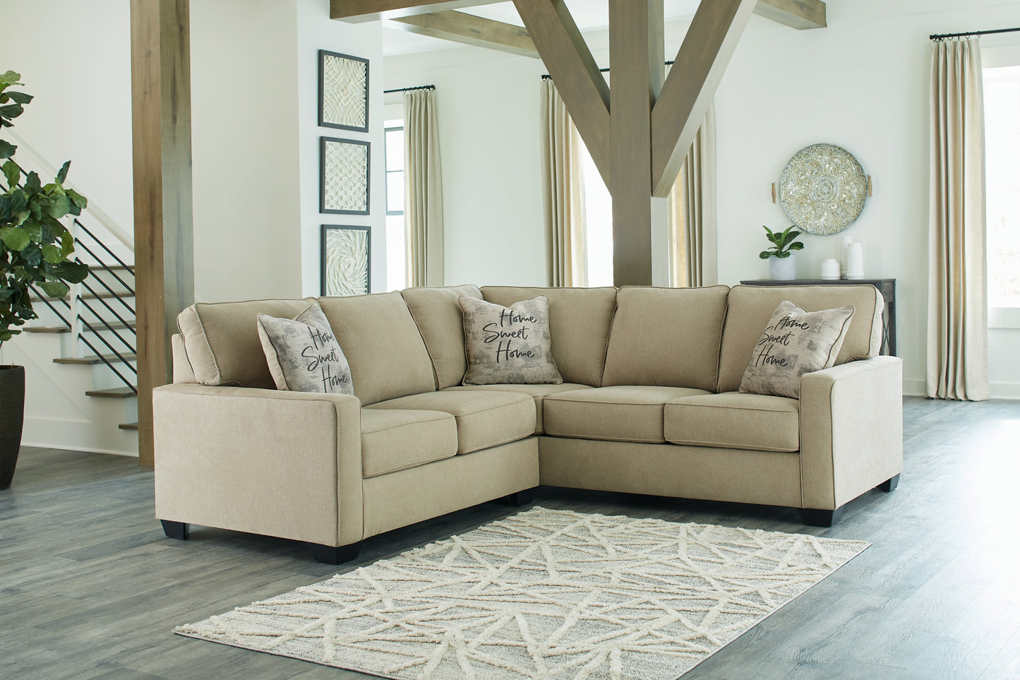 Lucina 2-Piece Sectional with Ottoman Milwaukee Furniture of Chicago - Furniture Store in Chicago Serving Humbolt Park, Roscoe Village, Avondale, & Homan Square
