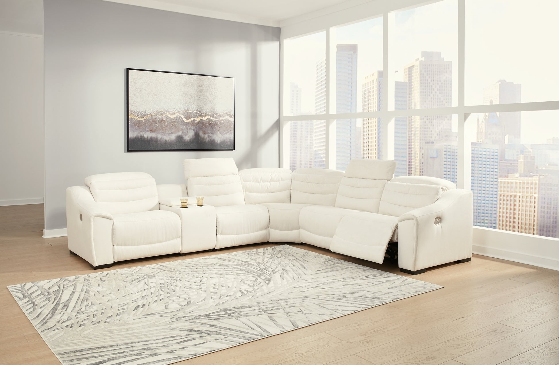 Next-Gen Gaucho 6-Piece Sectional with Recliner Milwaukee Furniture of Chicago - Furniture Store in Chicago Serving Humbolt Park, Roscoe Village, Avondale, & Homan Square