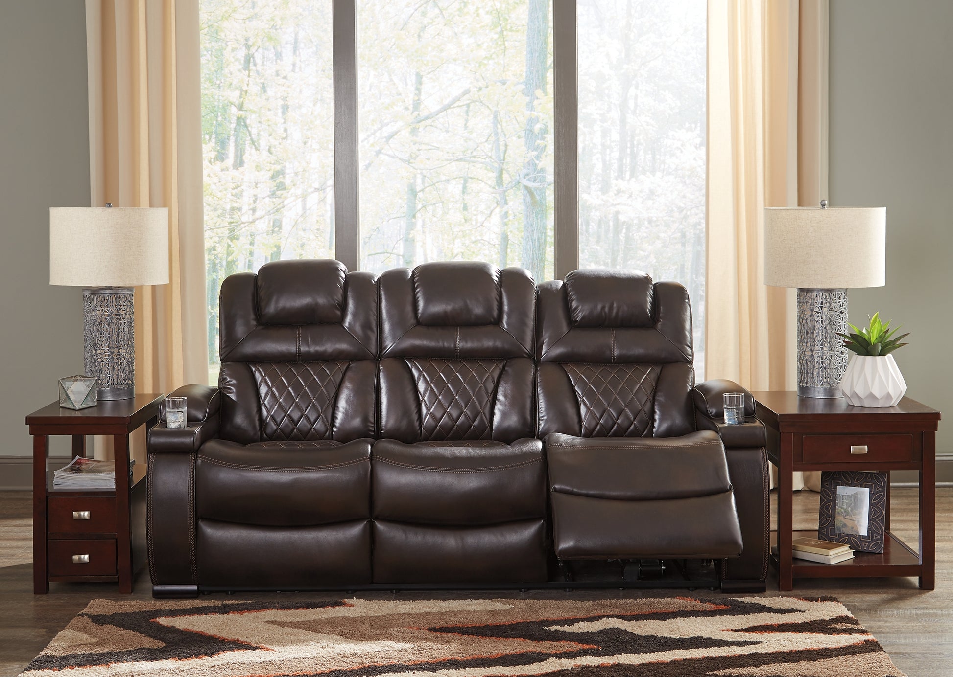 Warnerton Sofa and Recliner Milwaukee Furniture of Chicago - Furniture Store in Chicago Serving Humbolt Park, Roscoe Village, Avondale, & Homan Square