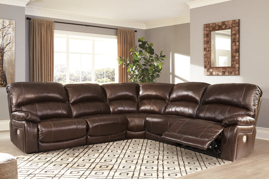 Hallstrung 5-Piece Power Reclining Sectional Milwaukee Furniture of Chicago - Furniture Store in Chicago Serving Humbolt Park, Roscoe Village, Avondale, & Homan Square