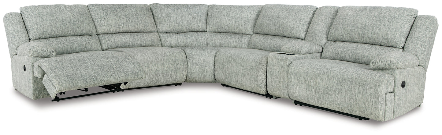 McClelland 6-Piece Reclining Sectional Milwaukee Furniture of Chicago - Furniture Store in Chicago Serving Humbolt Park, Roscoe Village, Avondale, & Homan Square