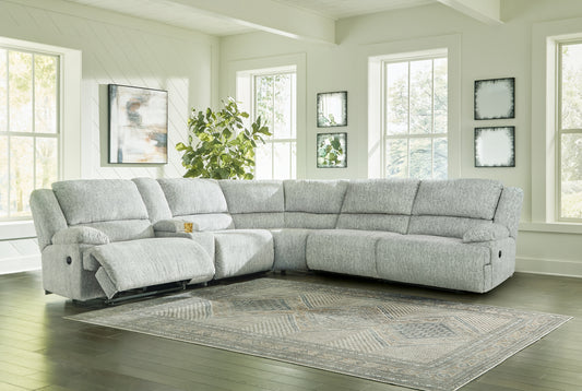 McClelland 6-Piece Reclining Sectional Milwaukee Furniture of Chicago - Furniture Store in Chicago Serving Humbolt Park, Roscoe Village, Avondale, & Homan Square