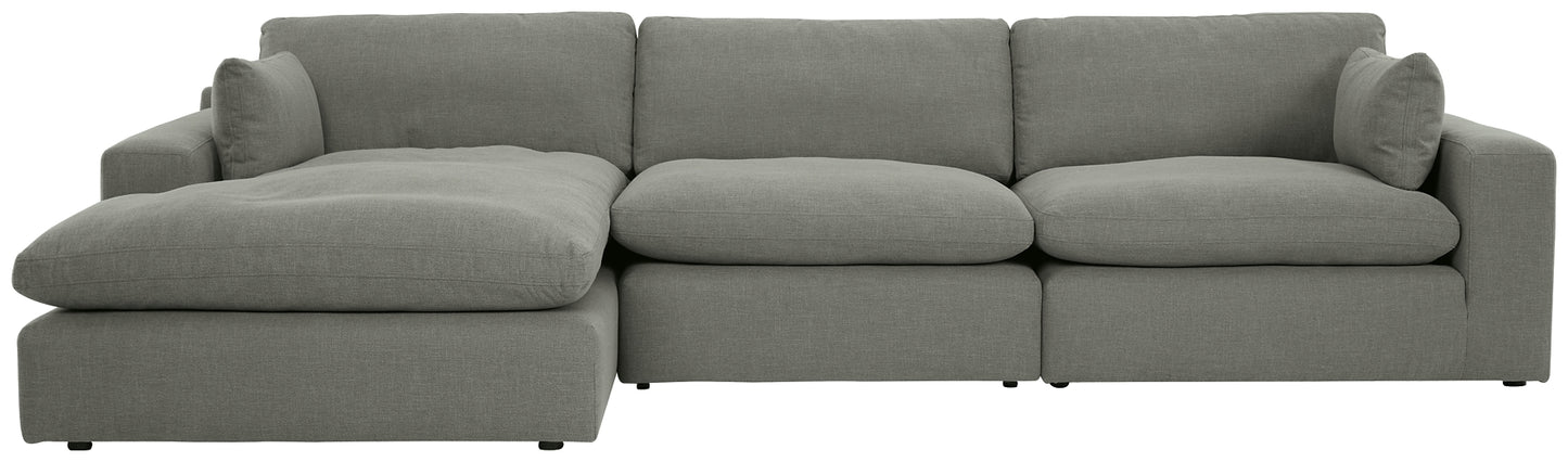 Elyza 3-Piece Sectional with Ottoman Milwaukee Furniture of Chicago - Furniture Store in Chicago Serving Humbolt Park, Roscoe Village, Avondale, & Homan Square
