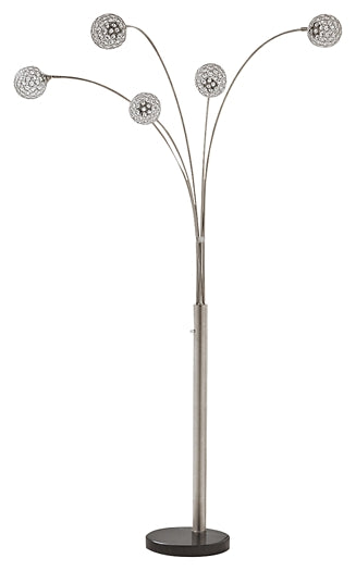 Winter Metal Arc Lamp (1/CN) Milwaukee Furniture of Chicago - Furniture Store in Chicago Serving Humbolt Park, Roscoe Village, Avondale, & Homan Square