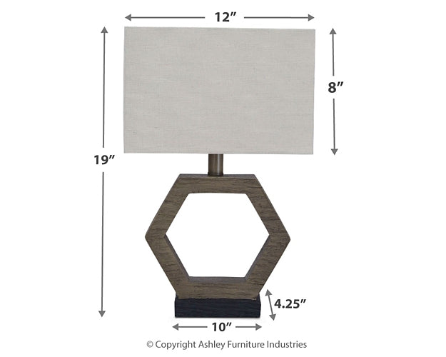 Marilu Poly Table Lamp (1/CN) Milwaukee Furniture of Chicago - Furniture Store in Chicago Serving Humbolt Park, Roscoe Village, Avondale, & Homan Square
