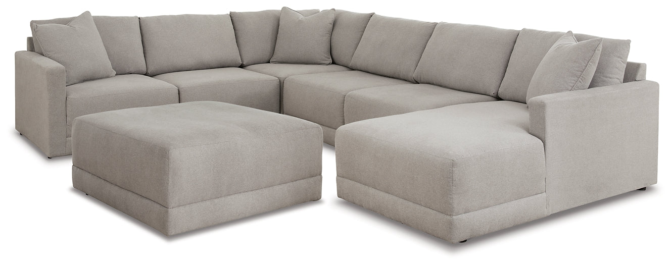 Katany 6-Piece Sectional with Ottoman Milwaukee Furniture of Chicago - Furniture Store in Chicago Serving Humbolt Park, Roscoe Village, Avondale, & Homan Square