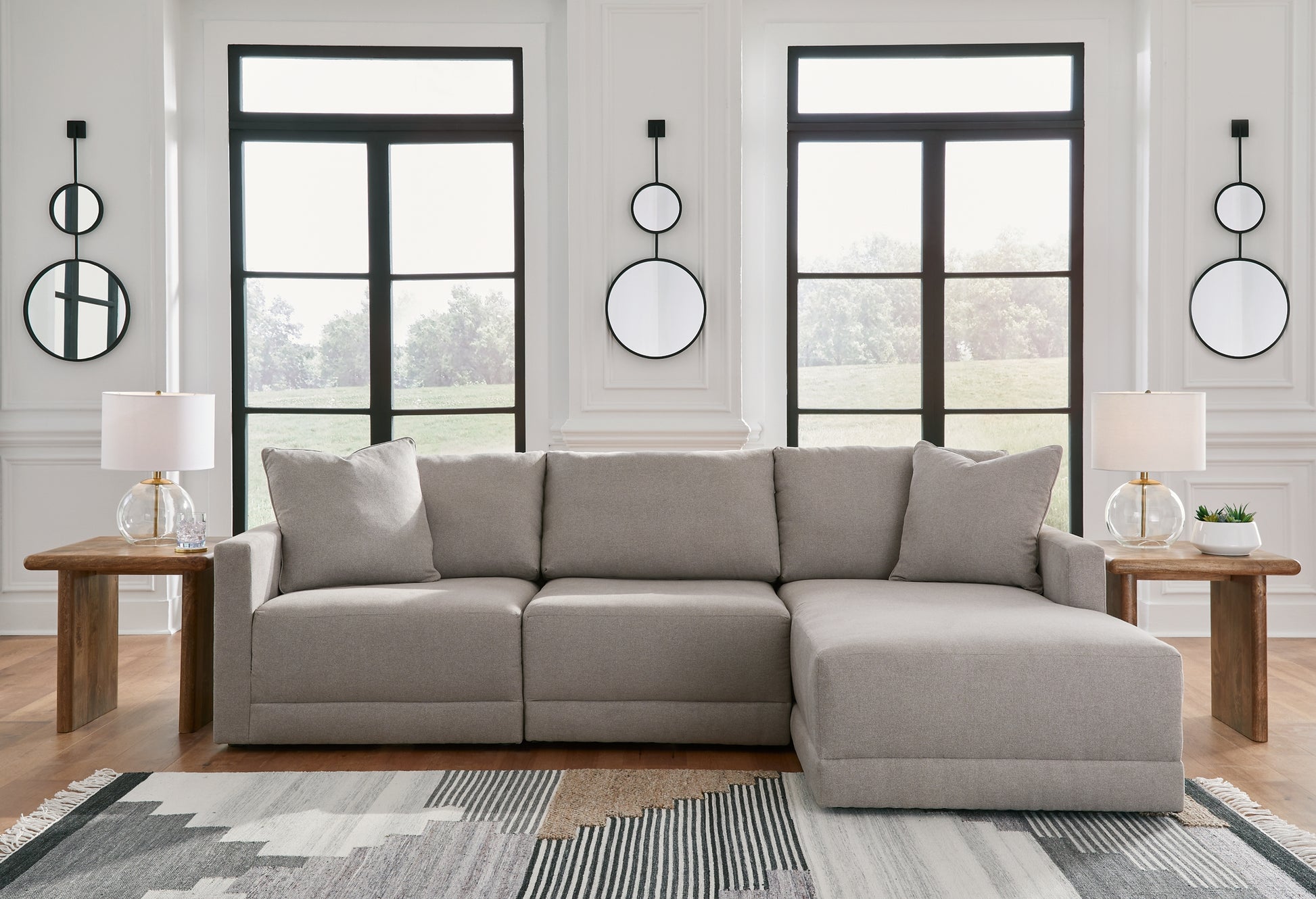 Katany 3-Piece Sectional with Ottoman Milwaukee Furniture of Chicago - Furniture Store in Chicago Serving Humbolt Park, Roscoe Village, Avondale, & Homan Square