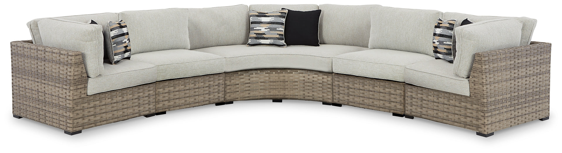 Calworth 5-Piece Outdoor Sectional Milwaukee Furniture of Chicago - Furniture Store in Chicago Serving Humbolt Park, Roscoe Village, Avondale, & Homan Square