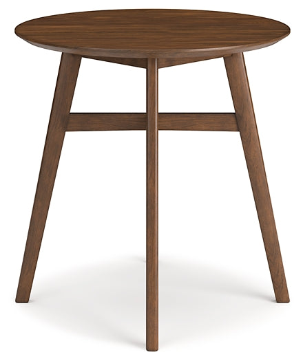 Lyncott Round DRM Counter Table Milwaukee Furniture of Chicago - Furniture Store in Chicago Serving Humbolt Park, Roscoe Village, Avondale, & Homan Square