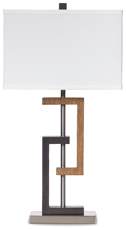 Syler Poly Table Lamp (2/CN) Milwaukee Furniture of Chicago - Furniture Store in Chicago Serving Humbolt Park, Roscoe Village, Avondale, & Homan Square
