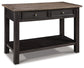 Tyler Creek Sofa Table Milwaukee Furniture of Chicago - Furniture Store in Chicago Serving Humbolt Park, Roscoe Village, Avondale, & Homan Square