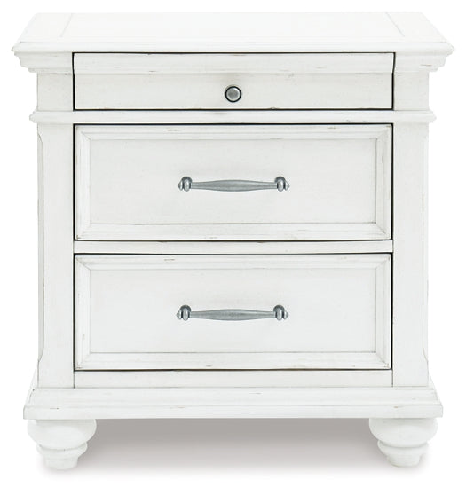 Kanwyn Three Drawer Night Stand Milwaukee Furniture of Chicago - Furniture Store in Chicago Serving Humbolt Park, Roscoe Village, Avondale, & Homan Square