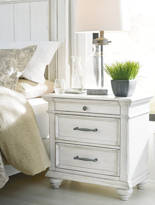 Kanwyn Three Drawer Night Stand Milwaukee Furniture of Chicago - Furniture Store in Chicago Serving Humbolt Park, Roscoe Village, Avondale, & Homan Square