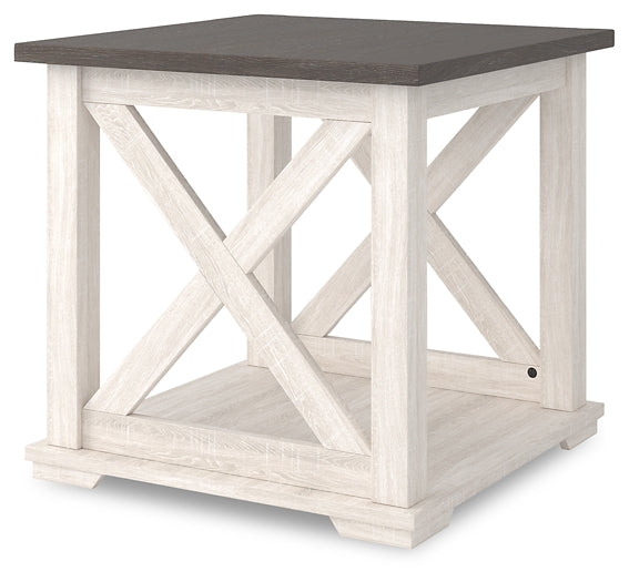 Dorrinson Square End Table Milwaukee Furniture of Chicago - Furniture Store in Chicago Serving Humbolt Park, Roscoe Village, Avondale, & Homan Square