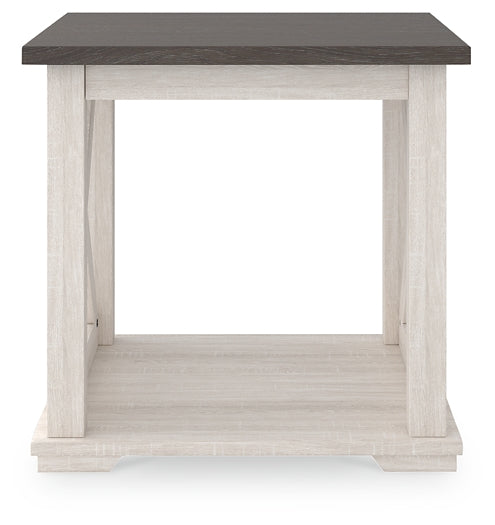 Dorrinson Square End Table Milwaukee Furniture of Chicago - Furniture Store in Chicago Serving Humbolt Park, Roscoe Village, Avondale, & Homan Square