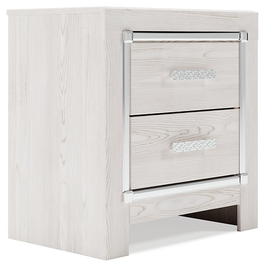 Altyra Two Drawer Night Stand Milwaukee Furniture of Chicago - Furniture Store in Chicago Serving Humbolt Park, Roscoe Village, Avondale, & Homan Square