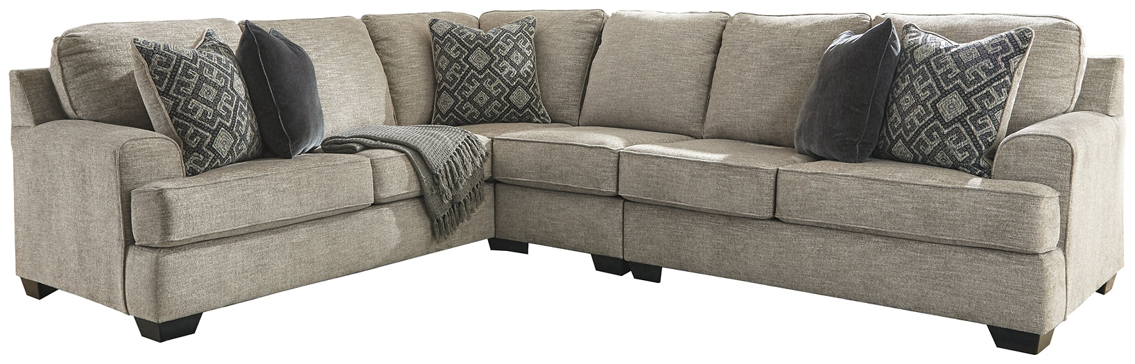Bovarian 3-Piece Sectional with Ottoman Milwaukee Furniture of Chicago - Furniture Store in Chicago Serving Humbolt Park, Roscoe Village, Avondale, & Homan Square