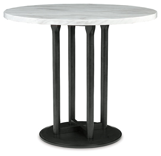 Centiar Counter Height Dining Table and 4 Barstools Milwaukee Furniture of Chicago - Furniture Store in Chicago Serving Humbolt Park, Roscoe Village, Avondale, & Homan Square