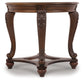Norcastle Round End Table Milwaukee Furniture of Chicago - Furniture Store in Chicago Serving Humbolt Park, Roscoe Village, Avondale, & Homan Square