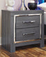 Lodanna Two Drawer Night Stand Milwaukee Furniture of Chicago - Furniture Store in Chicago Serving Humbolt Park, Roscoe Village, Avondale, & Homan Square