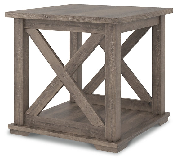 Arlenbry Square End Table Milwaukee Furniture of Chicago - Furniture Store in Chicago Serving Humbolt Park, Roscoe Village, Avondale, & Homan Square