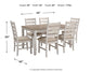 Skempton Dining Room Table Set (7/CN) Milwaukee Furniture of Chicago - Furniture Store in Chicago Serving Humbolt Park, Roscoe Village, Avondale, & Homan Square