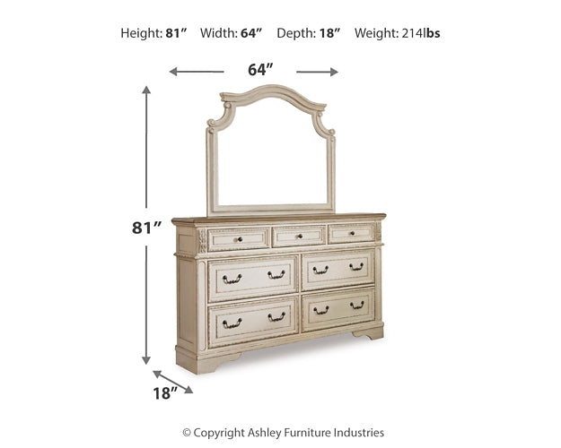 Realyn Dresser and Mirror Milwaukee Furniture of Chicago - Furniture Store in Chicago Serving Humbolt Park, Roscoe Village, Avondale, & Homan Square