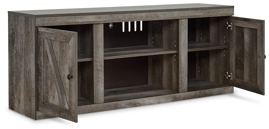 Wynnlow LG TV Stand w/Fireplace Option Milwaukee Furniture of Chicago - Furniture Store in Chicago Serving Humbolt Park, Roscoe Village, Avondale, & Homan Square
