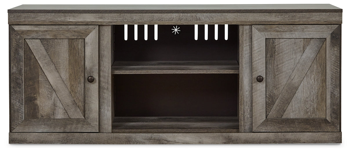 Wynnlow LG TV Stand w/Fireplace Option Milwaukee Furniture of Chicago - Furniture Store in Chicago Serving Humbolt Park, Roscoe Village, Avondale, & Homan Square