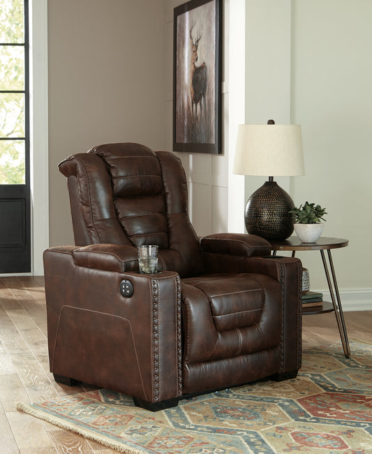 Owner's Box PWR Recliner/ADJ Headrest Milwaukee Furniture of Chicago - Furniture Store in Chicago Serving Humbolt Park, Roscoe Village, Avondale, & Homan Square