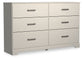 Stelsie Six Drawer Dresser Milwaukee Furniture of Chicago - Furniture Store in Chicago Serving Humbolt Park, Roscoe Village, Avondale, & Homan Square