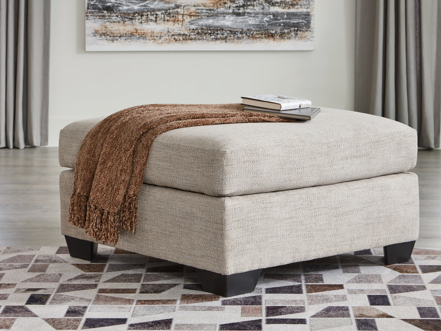 Mahoney Oversized Accent Ottoman Milwaukee Furniture of Chicago - Furniture Store in Chicago Serving Humbolt Park, Roscoe Village, Avondale, & Homan Square
