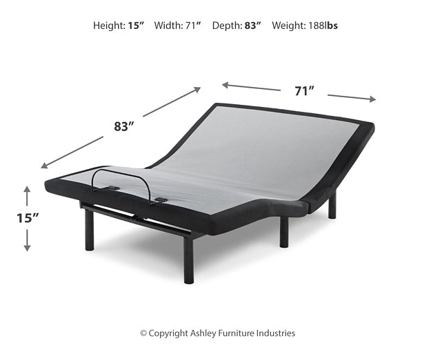 14 Inch Ashley Hybrid Mattress with Adjustable Base Milwaukee Furniture of Chicago - Furniture Store in Chicago Serving Humbolt Park, Roscoe Village, Avondale, & Homan Square