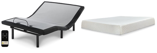10 Inch Chime Memory Foam Mattress with Adjustable Base Milwaukee Furniture of Chicago - Furniture Store in Chicago Serving Humbolt Park, Roscoe Village, Avondale, & Homan Square