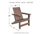Emmeline Adirondack Chair Milwaukee Furniture of Chicago - Furniture Store in Chicago Serving Humbolt Park, Roscoe Village, Avondale, & Homan Square