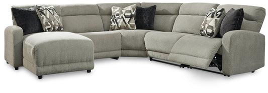 Colleyville 5-Piece Power Reclining Sectional with Chaise Milwaukee Furniture of Chicago - Furniture Store in Chicago Serving Humbolt Park, Roscoe Village, Avondale, & Homan Square