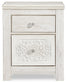 Paxberry King Panel Bed with Mirrored Dresser and 2 Nightstands Milwaukee Furniture of Chicago - Furniture Store in Chicago Serving Humbolt Park, Roscoe Village, Avondale, & Homan Square