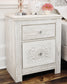 Paxberry King Panel Bed with Mirrored Dresser and 2 Nightstands Milwaukee Furniture of Chicago - Furniture Store in Chicago Serving Humbolt Park, Roscoe Village, Avondale, & Homan Square