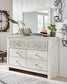 Paxberry King Panel Bed with Mirrored Dresser and Chest Milwaukee Furniture of Chicago - Furniture Store in Chicago Serving Humbolt Park, Roscoe Village, Avondale, & Homan Square