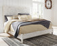 Paxberry King Panel Bed with Mirrored Dresser and Chest Milwaukee Furniture of Chicago - Furniture Store in Chicago Serving Humbolt Park, Roscoe Village, Avondale, & Homan Square