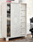 Paxberry King Panel Bed with Mirrored Dresser and Chest Milwaukee Furniture of Chicago - Furniture Store in Chicago Serving Humbolt Park, Roscoe Village, Avondale, & Homan Square