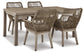 Beach Front Outdoor Dining Table and 4 Chairs Milwaukee Furniture of Chicago - Furniture Store in Chicago Serving Humbolt Park, Roscoe Village, Avondale, & Homan Square