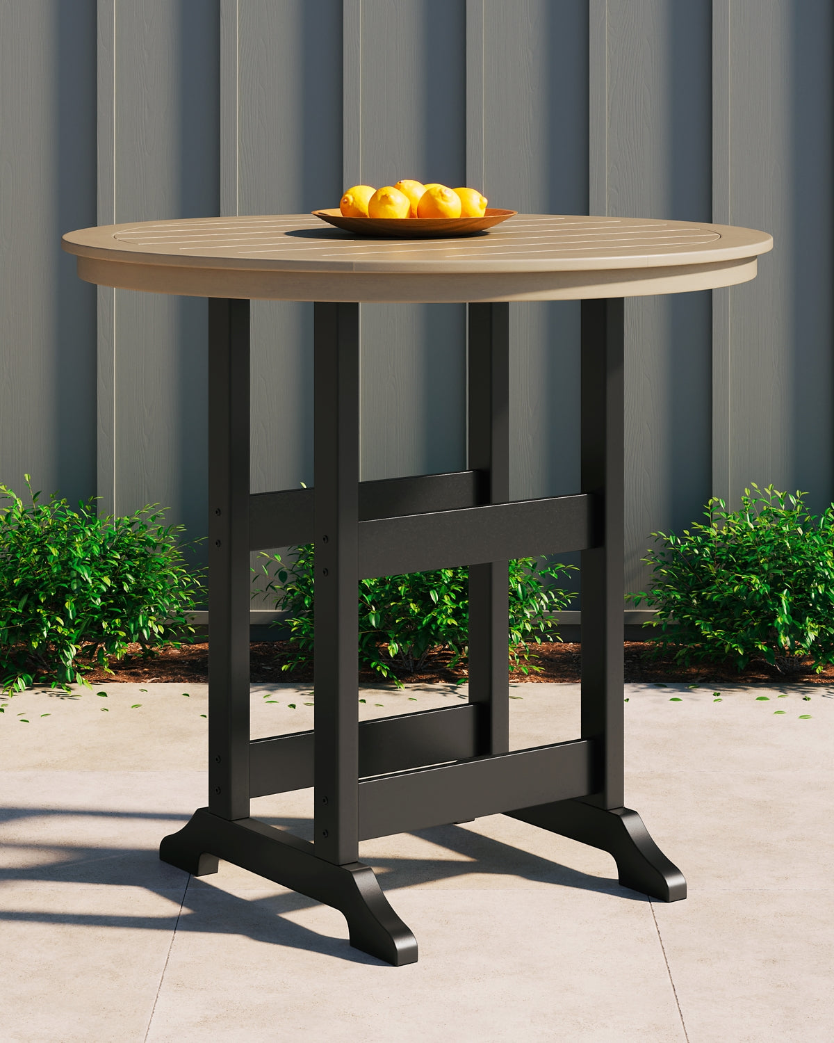 Fairen Trail Round Bar Table w/UMB OPT Milwaukee Furniture of Chicago - Furniture Store in Chicago Serving Humbolt Park, Roscoe Village, Avondale, & Homan Square