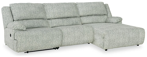 McClelland 3-Piece Reclining Sectional with Chaise Milwaukee Furniture of Chicago - Furniture Store in Chicago Serving Humbolt Park, Roscoe Village, Avondale, & Homan Square