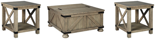 Aldwin Coffee Table with 2 End Tables Milwaukee Furniture of Chicago - Furniture Store in Chicago Serving Humbolt Park, Roscoe Village, Avondale, & Homan Square