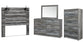 Baystorm Queen Panel Headboard with Mirrored Dresser and Chest Milwaukee Furniture of Chicago - Furniture Store in Chicago Serving Humbolt Park, Roscoe Village, Avondale, & Homan Square