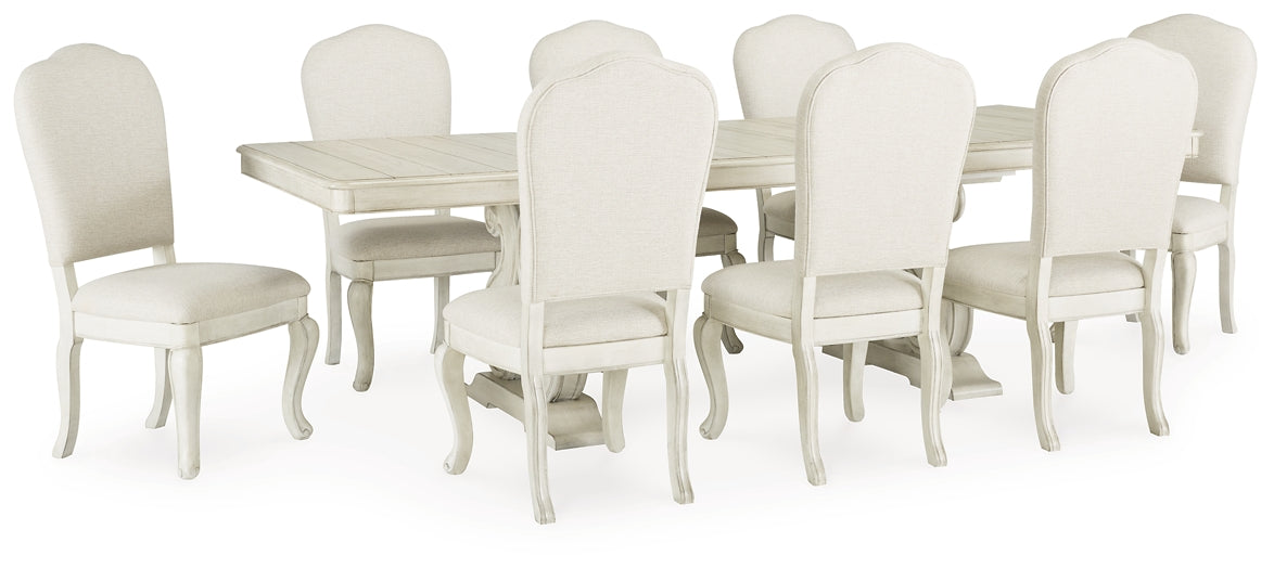 Arlendyne Dining Table and 8 Chairs Milwaukee Furniture of Chicago - Furniture Store in Chicago Serving Humbolt Park, Roscoe Village, Avondale, & Homan Square