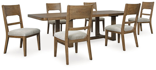 Cabalynn Dining Table and 6 Chairs Milwaukee Furniture of Chicago - Furniture Store in Chicago Serving Humbolt Park, Roscoe Village, Avondale, & Homan Square